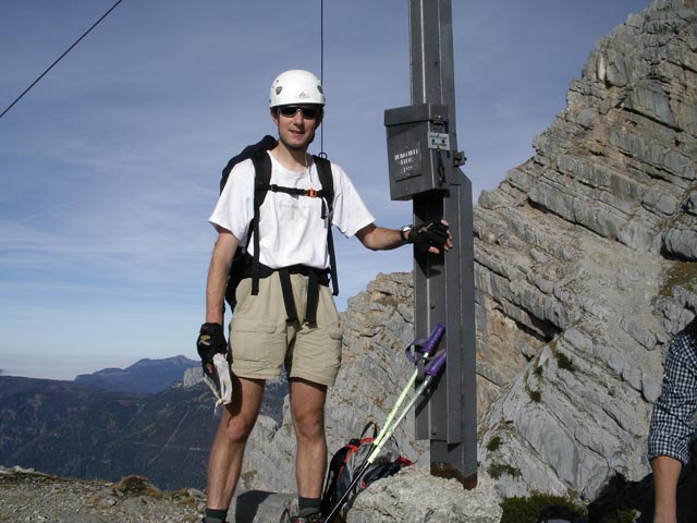 Ich am Ulrichsh&ouml;rndl, 2.050 m (13. Nov.)