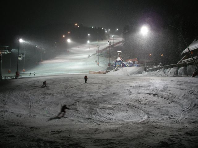 Weltcup-Piste Panorama