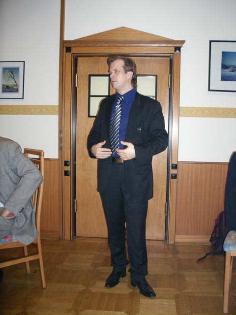 Klaus im Gasthaus M&ouml;slinger