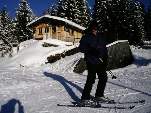 Erich bei der Bergstation des Kressbachhöhenlifts I