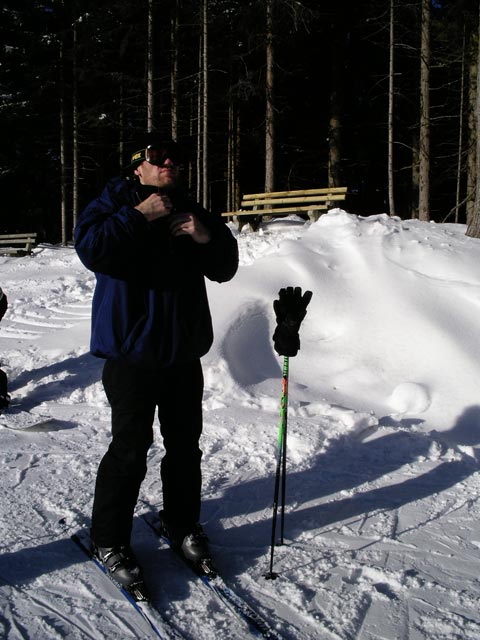 Erich bei der Bergstation