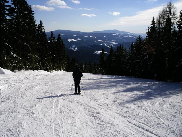 Erich auf der Hahngrabenabfahrt