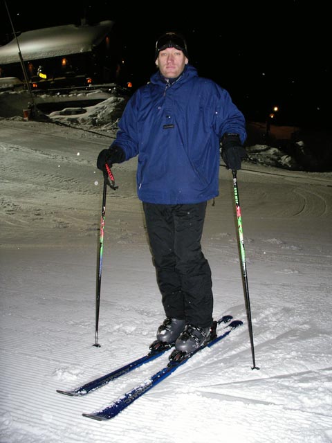 Erich auf der Weltcup-Piste Panorama