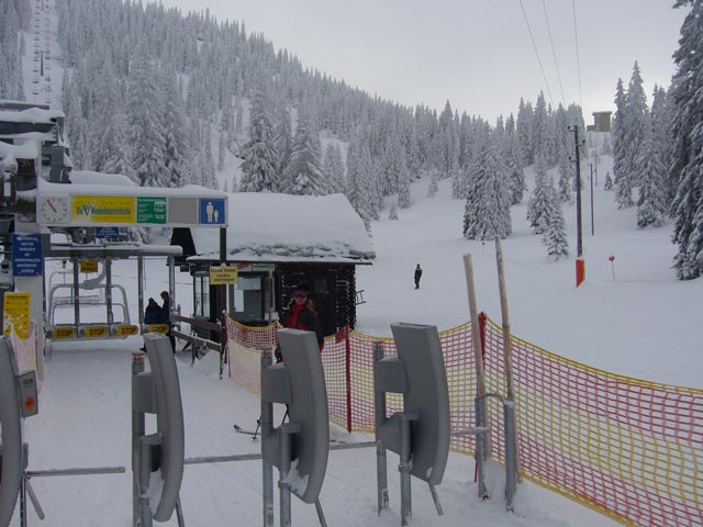 Talstation des 4er Sessellifts Leckerplan