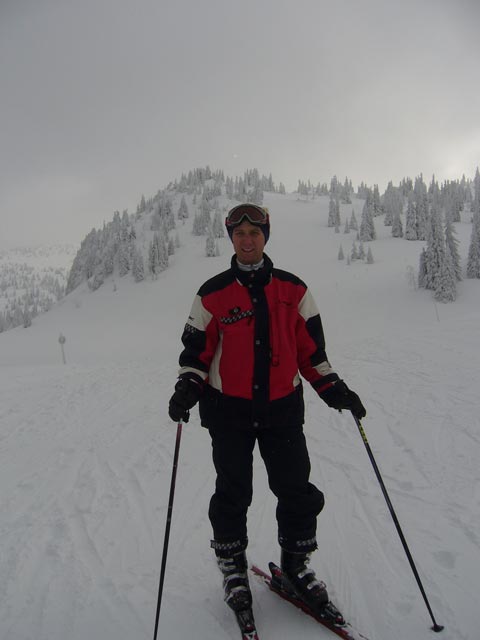 Ich auf der Blachlbodenabfahrt