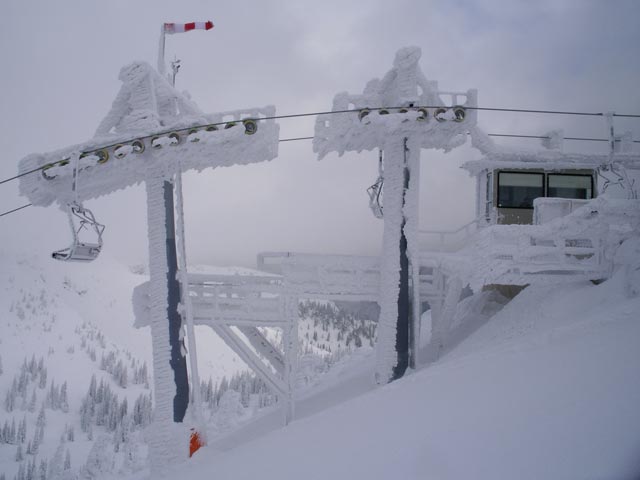 Bergstation des 4er Sessellifts H&auml;sing