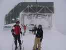 Ich, Peter, Farayi, Markus und Claudia bei der Bergstation des 4er Sessellifts Leckerplan