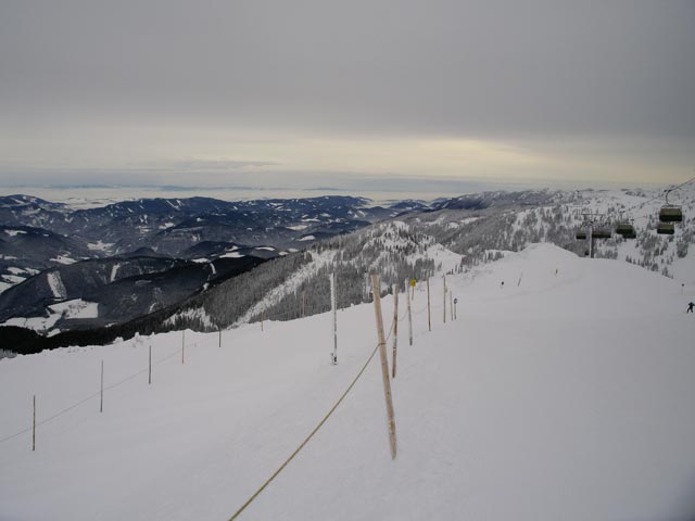 Vierersesselbahn Hochkar Vorgipfel (1. J&auml;n.)