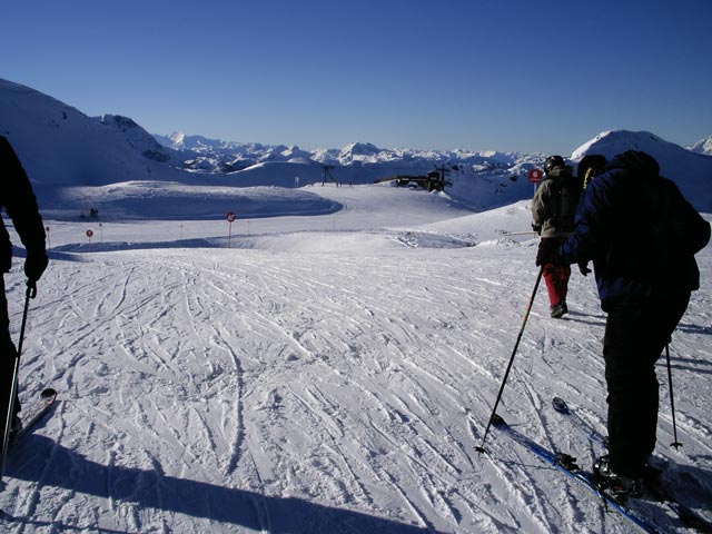 Erich bei der Bergstation der 4er-KB Schwarzwand