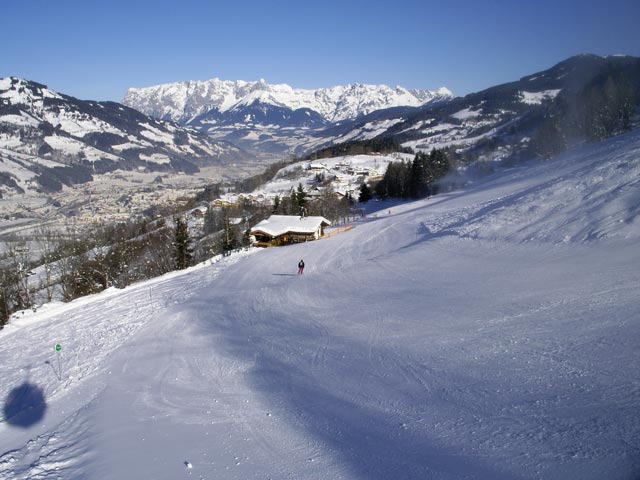 von der 6-er Kabinenbahn Alpendorf aus
