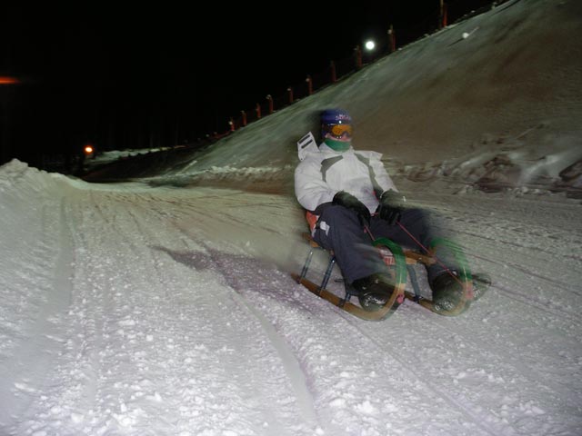 Daniela auf der Zau[:ber:]g Erlebnis-Rodelbahn