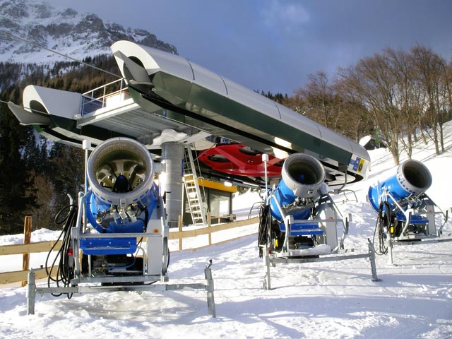Bergstation der Salamander Sesselbahn