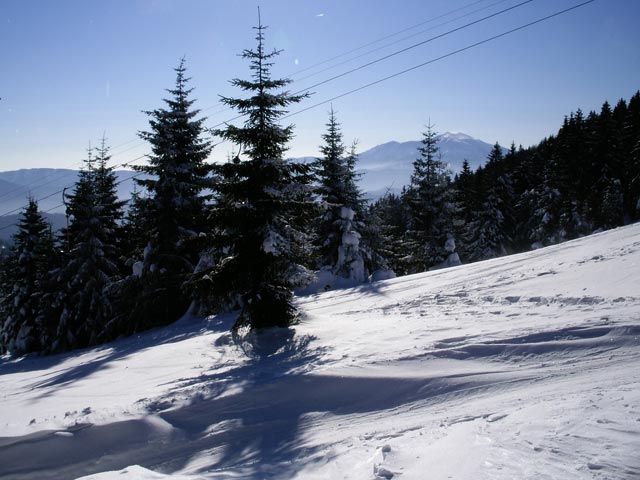 bei der Bergstation des Schneid-Lifts