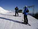 Stefan und Kerstin bei der Bergstation der Gipfellifte