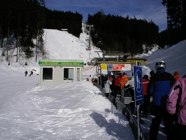 Talstation des Vierer-Sessellifts Hofstatt