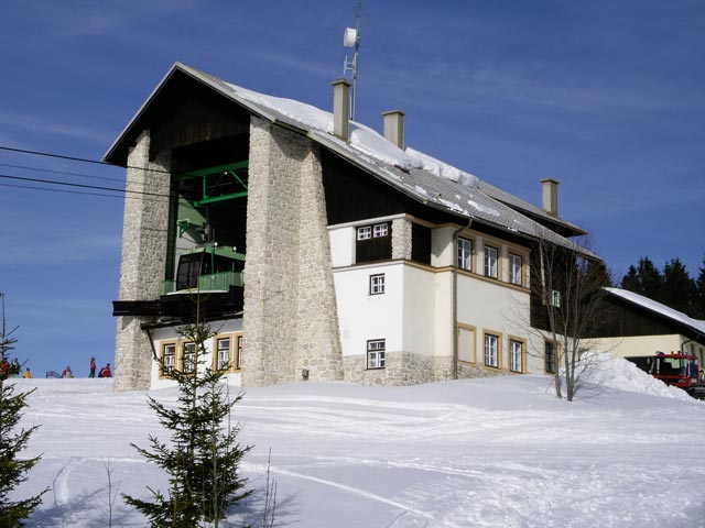 Bergstation der Seilbahn Mariazell-Bürgeralpe