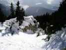 Graben bei der Bergstation der Raxseilbahn