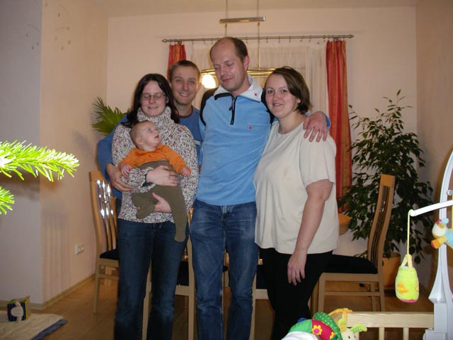 Philipp, Daniela, ich, Christian und Daniela (2. Jän.)