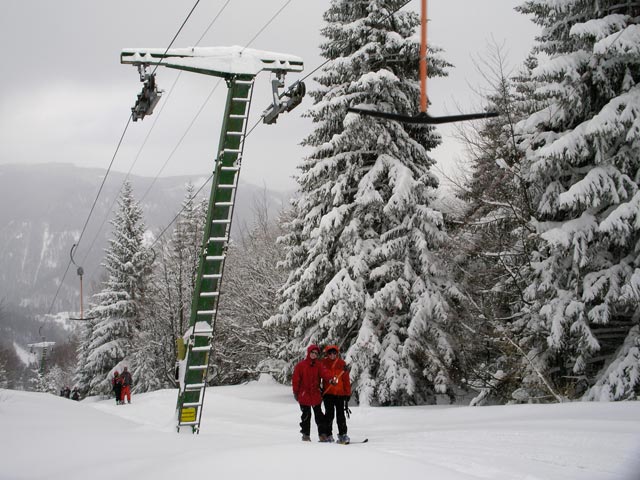 Christoph und Gudrun am Karnerbodenlift