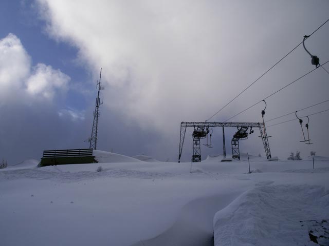Bergstation der Gipfellifte