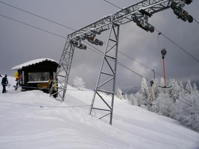 Bergstation der Gipfellifte