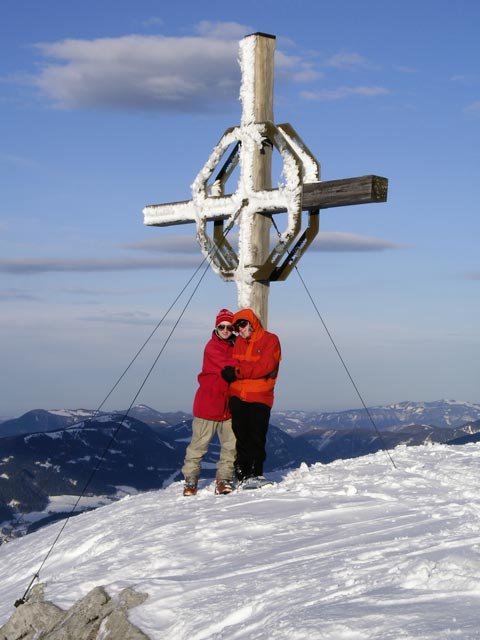 Christoph und Gudrun auf der Gemeindealpe, 1.626 m