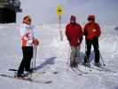 Doris, Christoph und Gudrun bei der Bergstation der Gipfelbahn