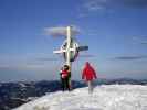 Ich und Christoph auf der Gemeindealpe, 1.626 m