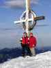 Ich und Christoph auf der Gemeindealpe, 1.626 m