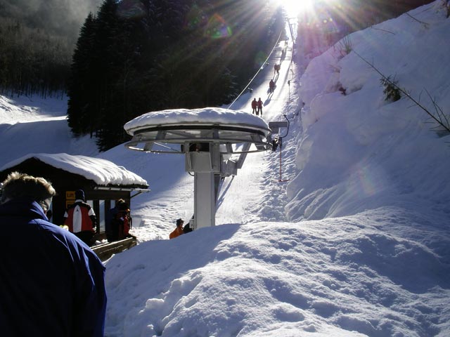 Talstation des Kurvenlifts