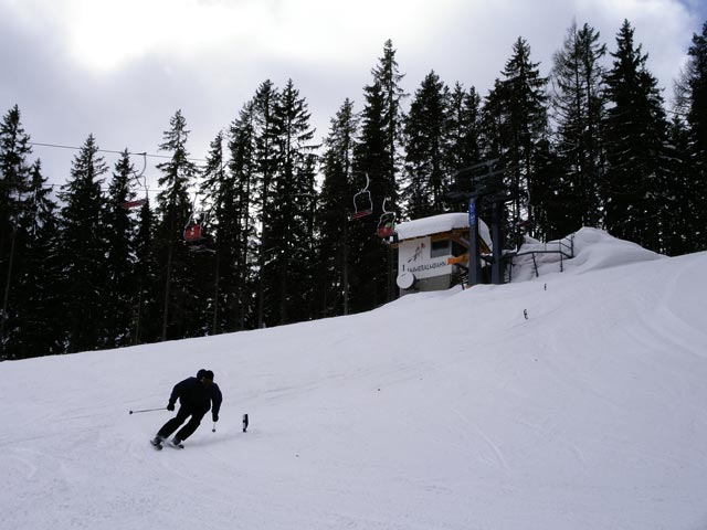 Erich auf der FIS Rennstrecke