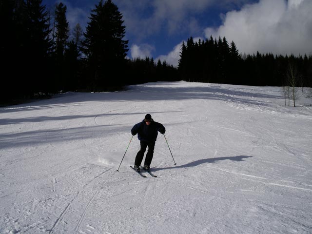 Erich auf der Wetterkreuzabfahrt