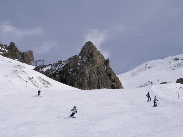 Daniela auf der Piste 14a (17. Apr.)