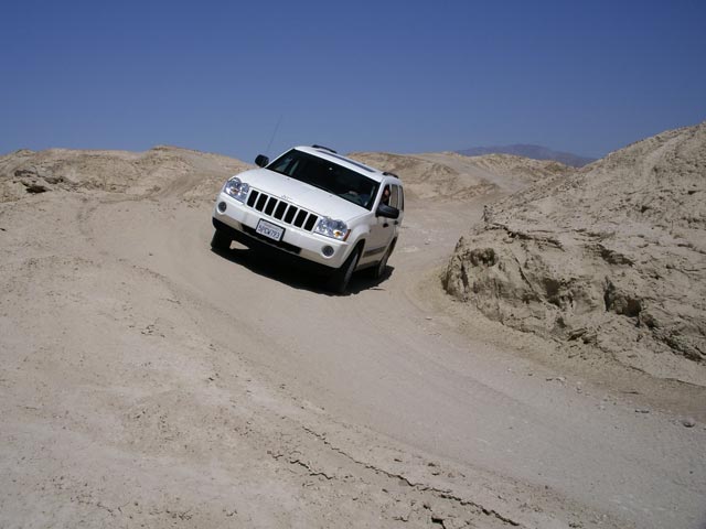 Pumpkin Patch Jeep Trail in der Ocotillo Wells State Vehicular Recreation Area (10. Mai)