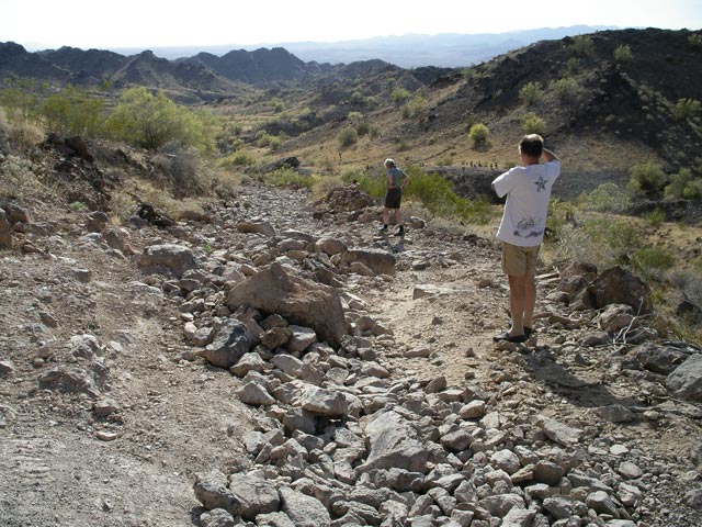 Schlüsselstelle des Buckskin Mountains Jeep Trails (11. Mai)