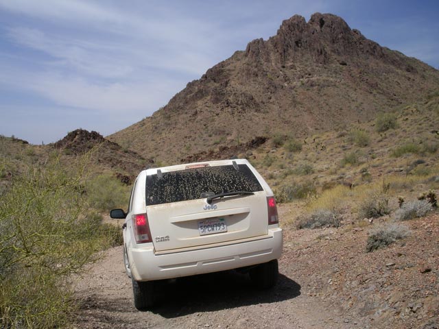 Herwig am Castle Dome Mountains Jeep Trail (12. Mai)