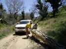 Ich und Papa am Oriflamme Canyon Jeep Trail (9. Mai)