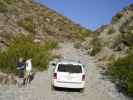 Herwig und Papa am Lower Coyote Canyon Jeep Trail (10. Mai)