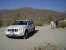 Papa und Herwig bei den Desert Gardens am Lower Coyote Canyon Jeep Trail (10. Mai)