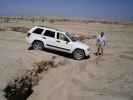 Papa am Pumpkin Patch Jeep Trail in der Ocotillo Wells State Vehicular Recreation Area (10. Mai)