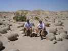 Papa und ich im Pumpkin Patch in der Ocotillo Wells State Vehicular Recreation Area (10. Mai)