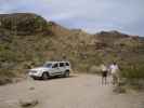 Herwig und Papa am Castle Dome Mountains Jeep Trail (12. Mai)