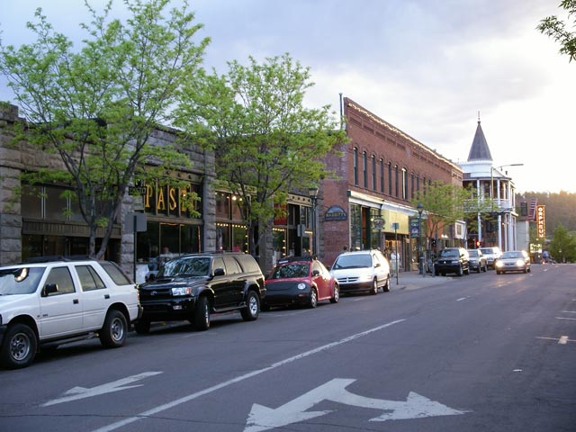 Aspen Avenue in Flagstaff (16. Mai)