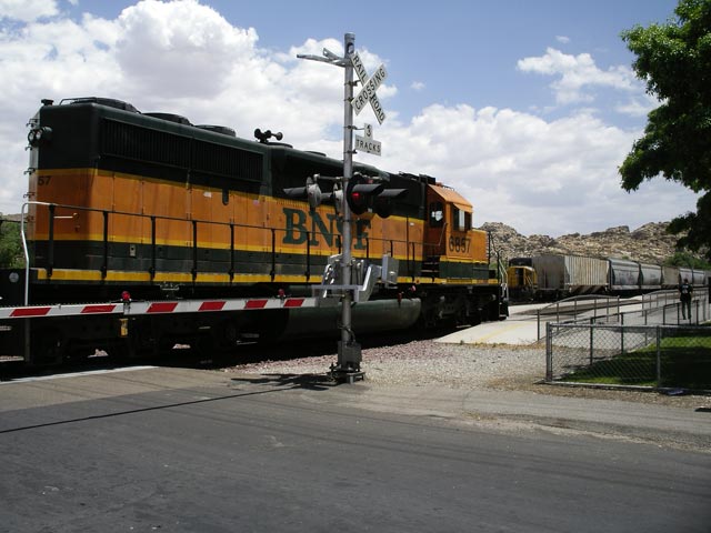 Bahnhof von Victorville (18. Mai)