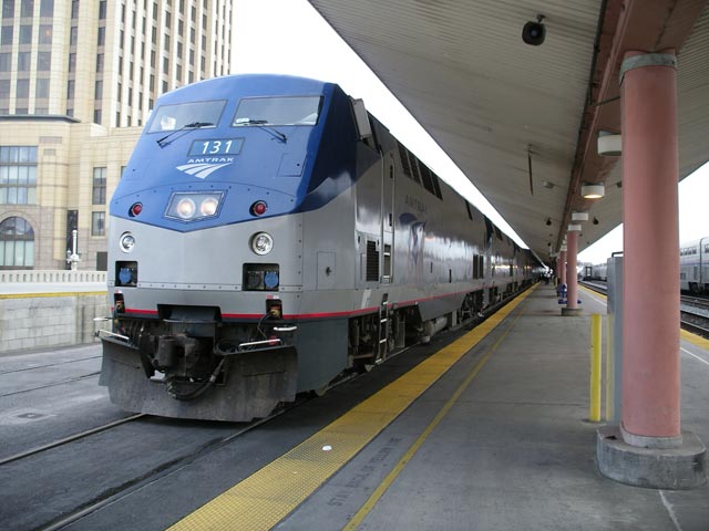 Amtrak 'Southwest Chief' im Bahnhof von Los Angeles (19. Mai)