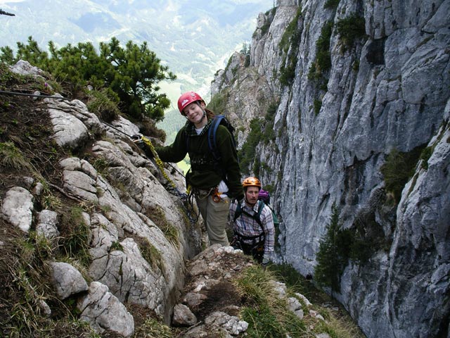 Franz Scheikl Klettersteig: Daniela und Erich