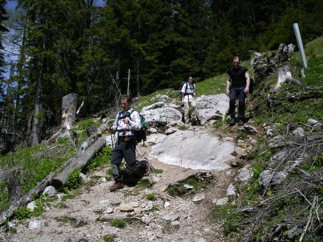 Erich, Daniela und Erich zwischen Hochlantsch und Wirtshaus Steirischer Jokl