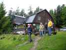 Reinhard, Marion, ?, ? und ? beim Hubertushaus