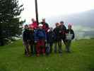 Reinhard, ich, Marion, Romy, Andreas, Patrizia, Barbara, Franz, Ronald und Carmen beim Hubertushaus