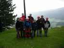 Reinhard, ich, Marion, Romy, Andreas, Patrizia, Barbara, Franz, Ronald und Carmen beim Hubertushaus